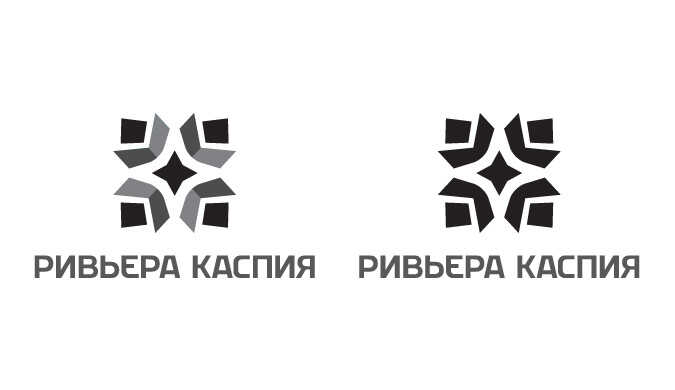 Логотип для торгового комплекса «Ривьера Каспия»