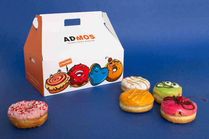 Упаковка для пончиков от Admos