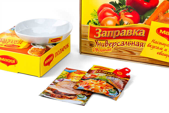 Рекламно-сувенирная продукция для бренда Maggi