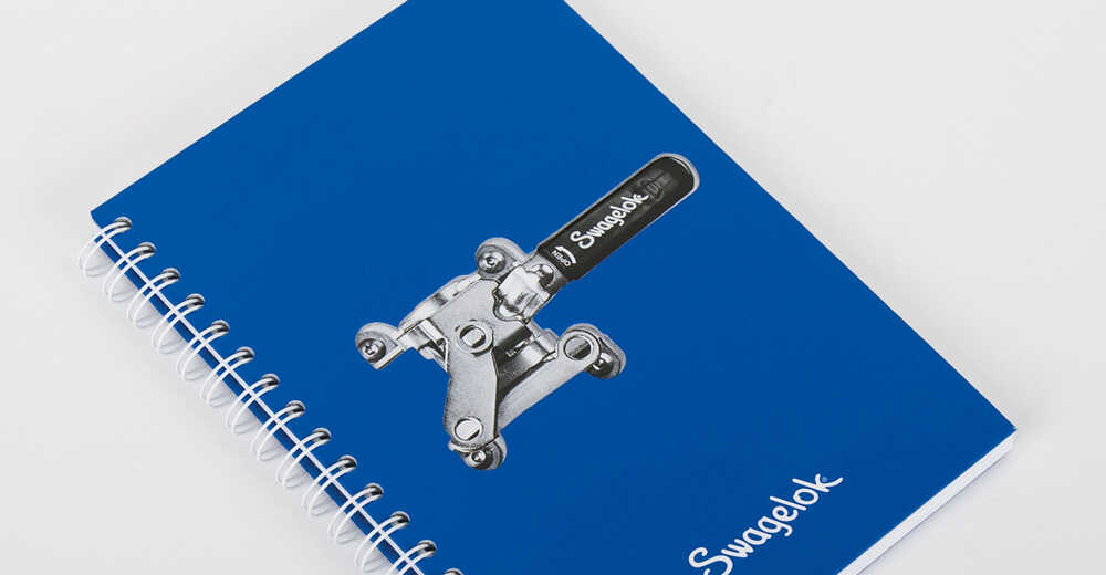 Корпоративная полиграфическая продукция для Swagelok