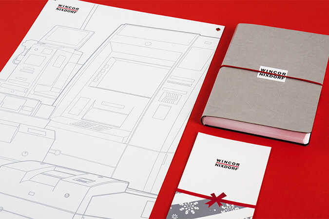 Корпоративная полиграфия для компании Winkor Nixdorf