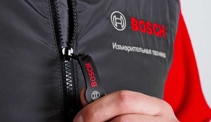 Корпоративный текстиль с логотипом для BOSCH