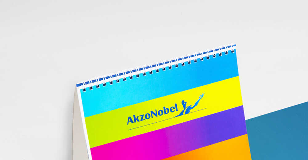 Корпоративные календари для компании AkzoNobel