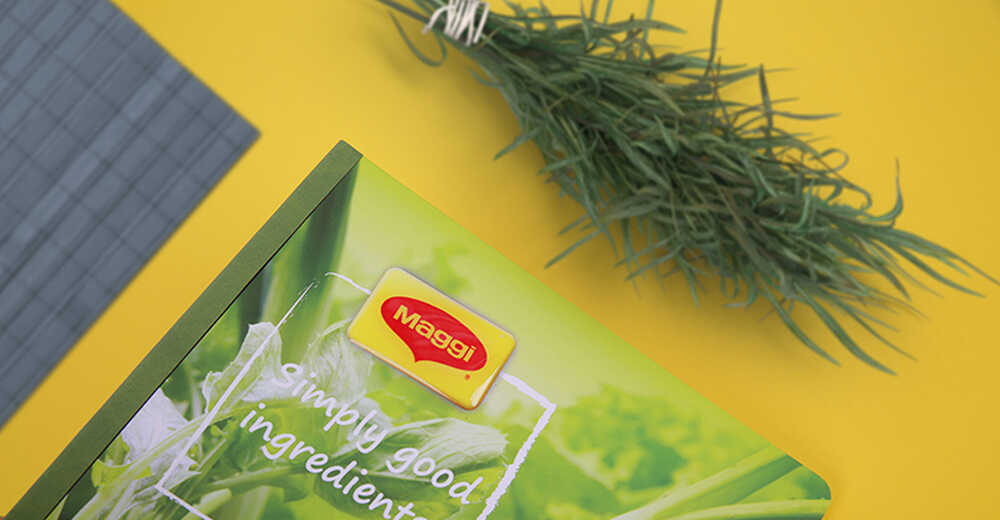 Ежедневник с логотипом для бренда Maggi
