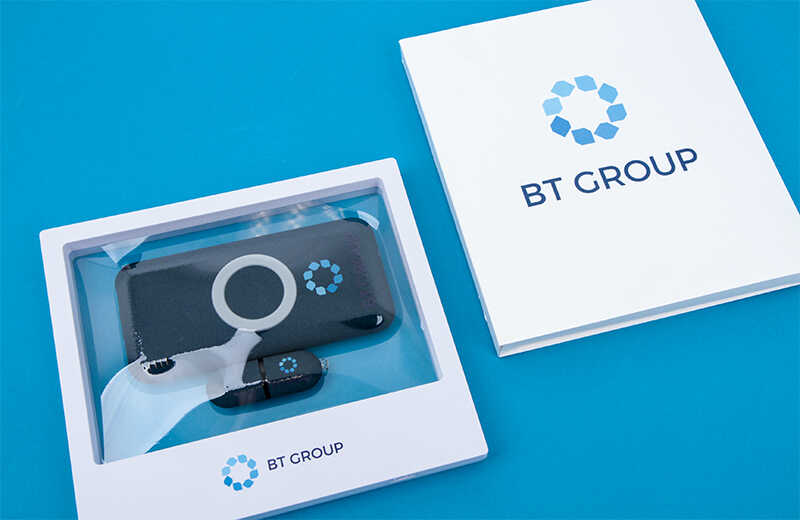 Корпоративный подарочный набор для BT Group