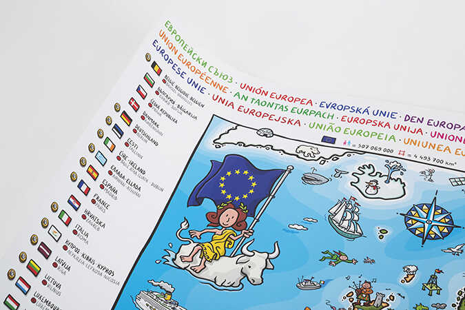 Полиграфическая продукция для Представительства Европейского Союза в России
