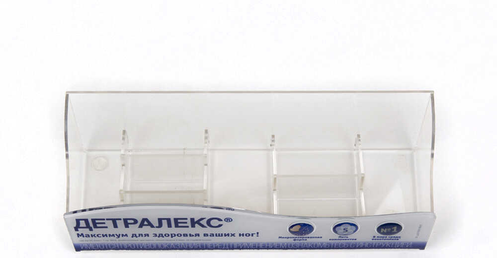 Дисплей для препарата «Детралекс»