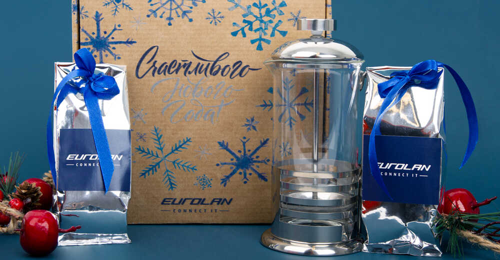Сувенирная продукция с логотипом для компании Eurolan