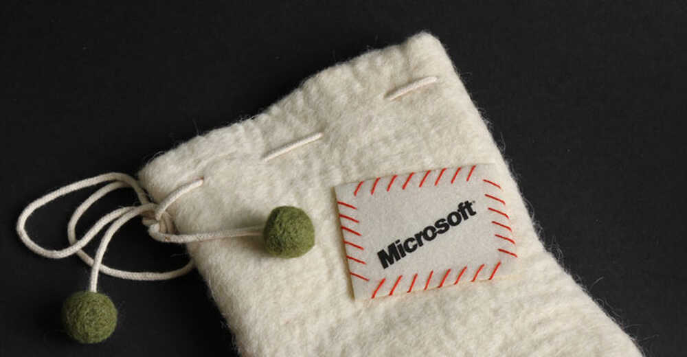 Креативная сувенирная продукция для Microsoft
