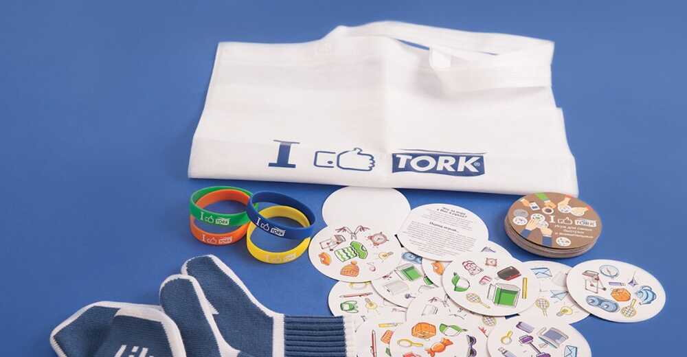 Корпоративный набор для тимбилдинга для компании Tork