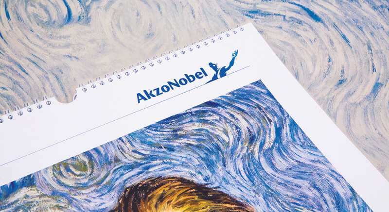 Корпоративные календари для компании AkzoNobel