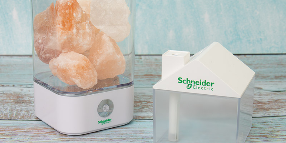 Брендированные увлажнитель и ночник Schneider Electric (Systeme Electric)