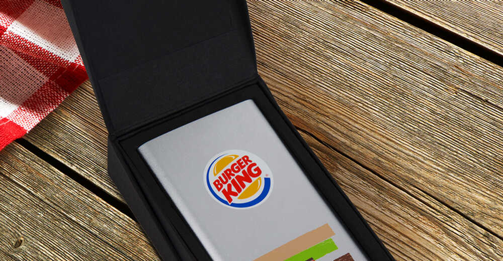 Бизнес-сувенир с логотипом для компании Burger King