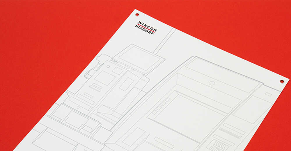 Корпоративная полиграфия для компании Winkor Nixdorf