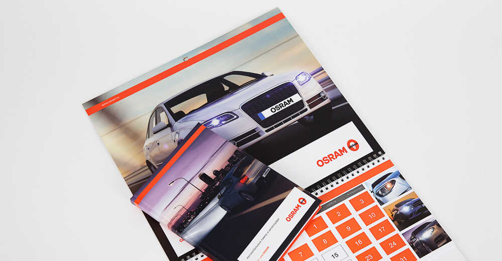Корпоративная полиграфия для партнеров компании Osram