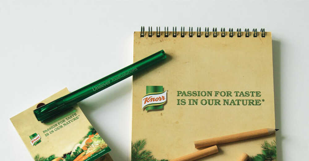 Производство сувенирной продукции для Knorr