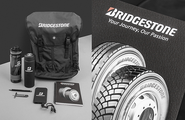 Корпоративные подарки с логотипом Bridgestone