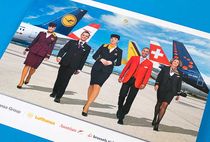 Календари для «Lufthansa»: квартальный и домик
