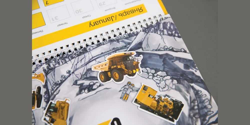 Полиграфия на заказ для партнеров компании Caterpillar