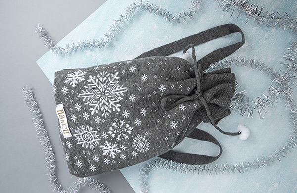 Вязаный подарочный комплект с логотипом ИЗиСП