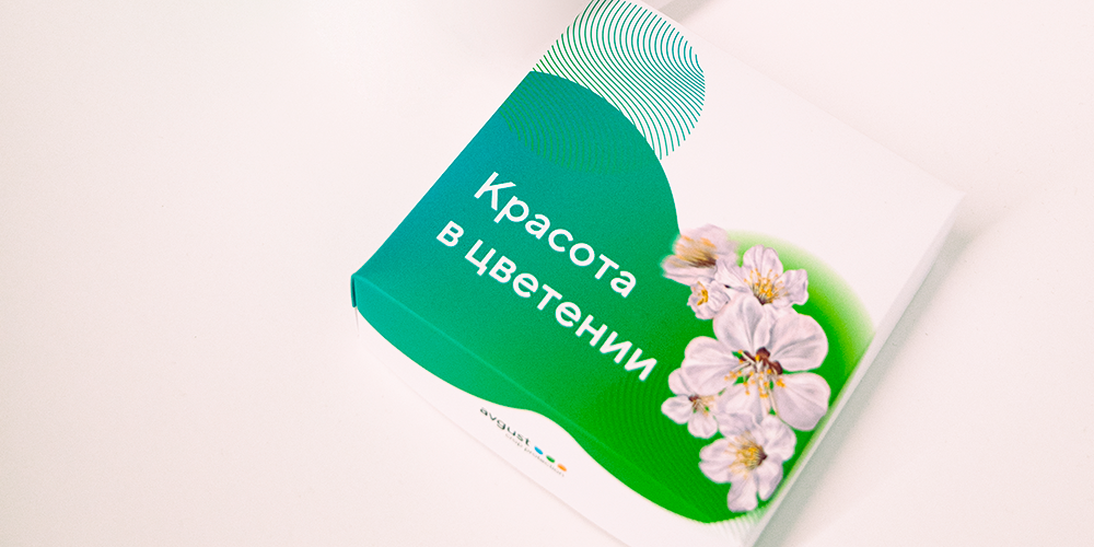 Подарочные наборы Август на 8 Марта с платком