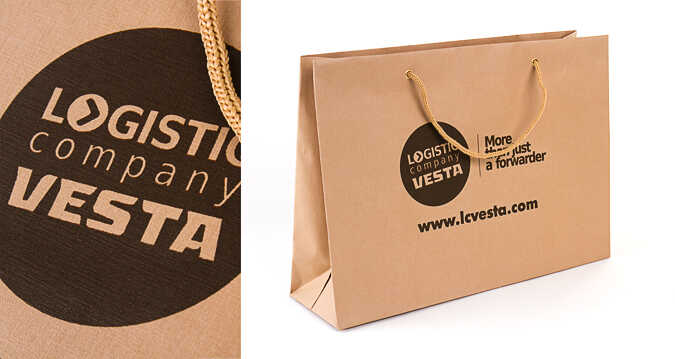 Пакет, квартальный календарь, блок на палете для «Logistic Company Vesta»