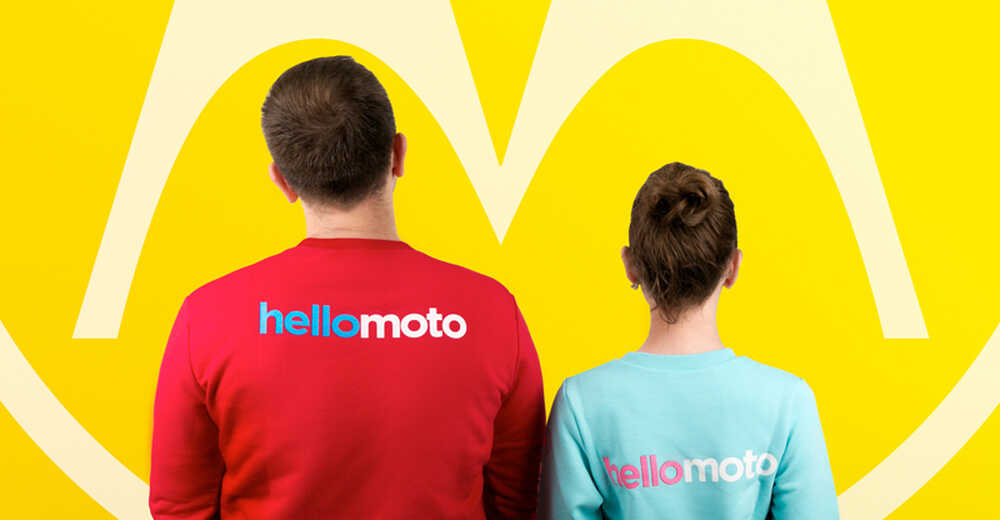 Свитшоты и сумки с логотипом бренда Motorola