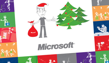 Шарики, пакет, календарь для Microsoft