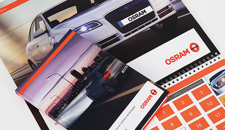 Корпоративная полиграфия для партнеров компании Osram