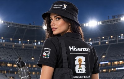 Футбол с Hisense: мерч для болельщиков и команды организаторов