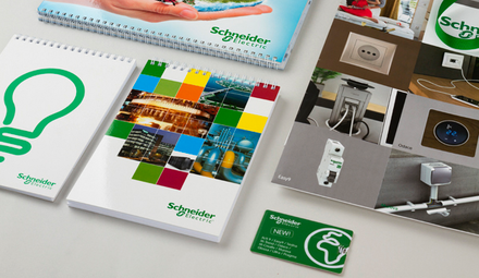 Корпоративная полиграфия для Schneider Electric (Systeme Electric)