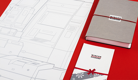 Корпоративная полиграфия для компании Winkor Nixdorf