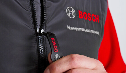 Корпоративный текстиль с логотипом для BOSCH