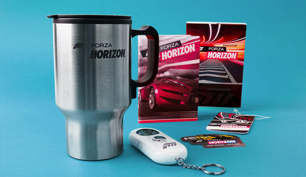 Рекламно-сувенирная продукция к выходу игры Forza
