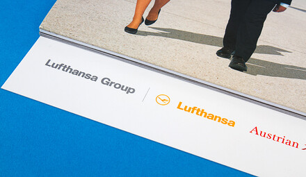 Календари для «Lufthansa»: квартальный и домик