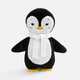 Мягкая игрушка Beastie Toys, пингвиненок с белым шарфом