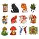 Алмазная мозаика на фигурных магнитах «Фольклор»