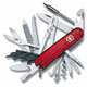 Офицерский нож CyberTool L, полупрозрачный красный
