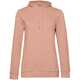 Толстовка с капюшоном женская Hoodie, бежевая (nude), размер XS