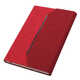 Ежедневник A5 недатированный Enzo, в твёрдой обложке, красный