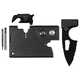 Карточка Tools leeds, 9 функций, инструменты из нержавеющей стали, корпус из полупрозрачного черного пластика