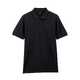 Футболка поло PREMIUM COTTON ADULT DOUBLE PIQUE, ЧЕРНЫЙ S