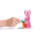 Ножницы и магнит со скрепками Bunny, розовые
