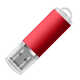 USB flash-карта ASSORTI (16Гб) ярко-красн