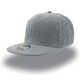 Бейсболка SNAP BACK, 6 клиньев, пластиковая застежка сер