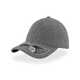 Бейсболка UNI-CAP POLARFLEECE, без панелей и швов, без застежки сер
