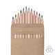 Цветные карандаши KINDERLINE middle,12 цветов бежев