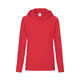 Толстовка женская без начеса LIGHTWEIGH HOODED SWEAT 240 красн