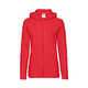 Толстовка женская без начеса LADIES LIGHTWEIGHT HOODED SWEAT 240 красн