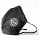 Бесклапанная фильтрующая маска RESPIRATOR 800 HYDROP черная с логотипом в фирменном пакете черный, бел